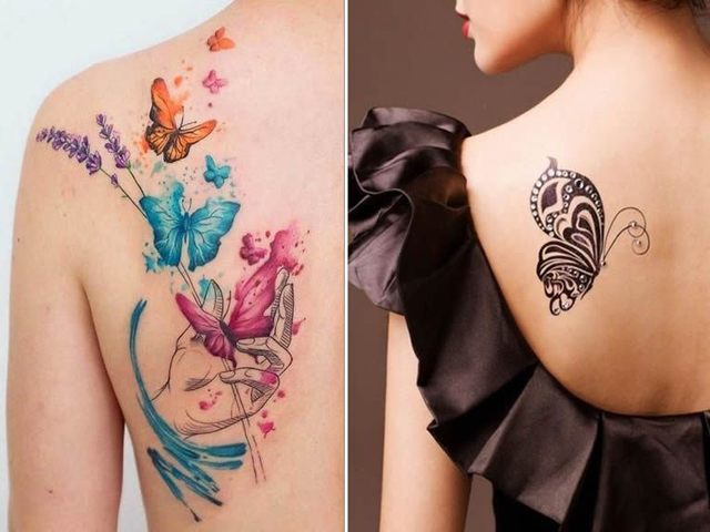 tatuaggi farfalle 