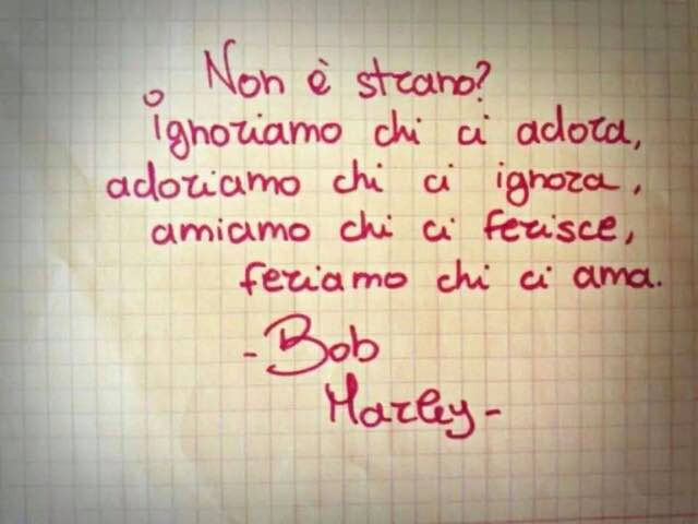 frasi bob marley in italian