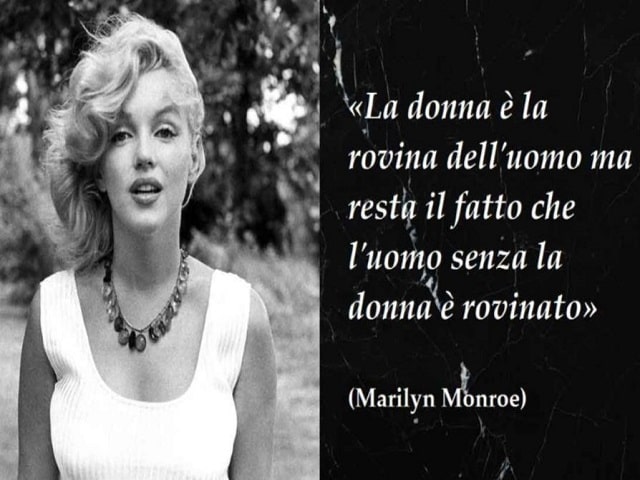frasi e immagini Marilyn Monroe