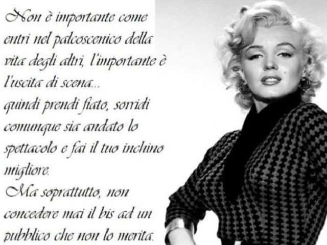 Marilyn Monroe frasi