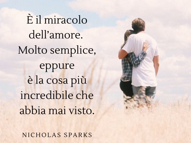 frasi d'amore Nicholas Sparks